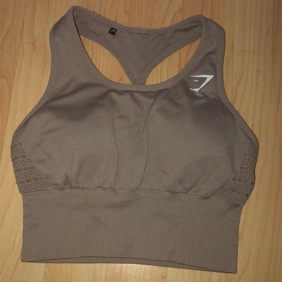 Gymshark Other - GymShark Taupe Energy Seamless Vest Bra